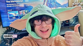io9 Investigates: Will Wearing a Giant Baby Yoda Onesie Improve Your <i>Mandalorian</i> Viewing Experience?